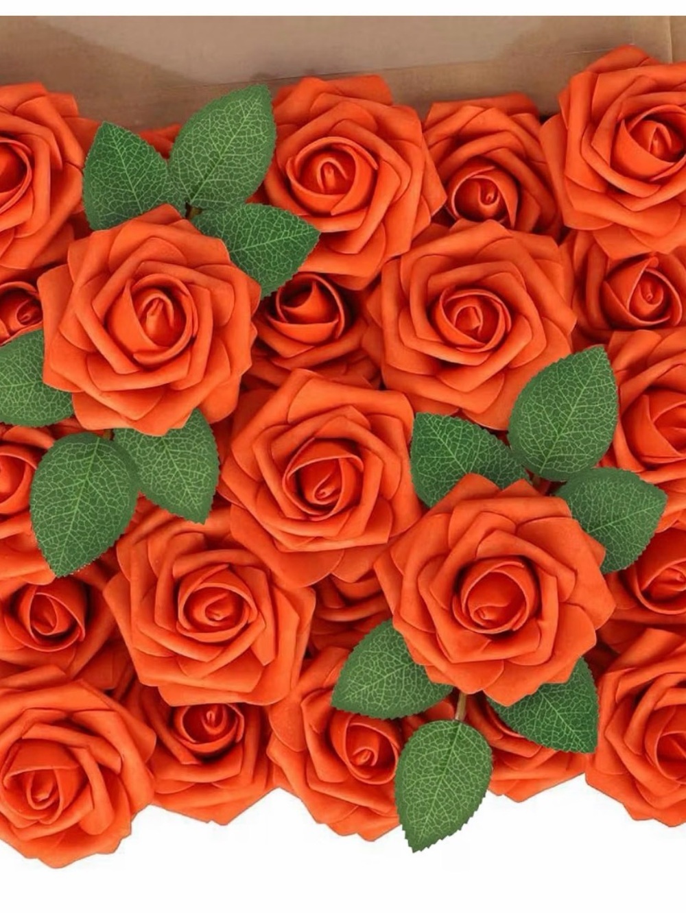 Burnt orange Artificial Rose Arrangement
